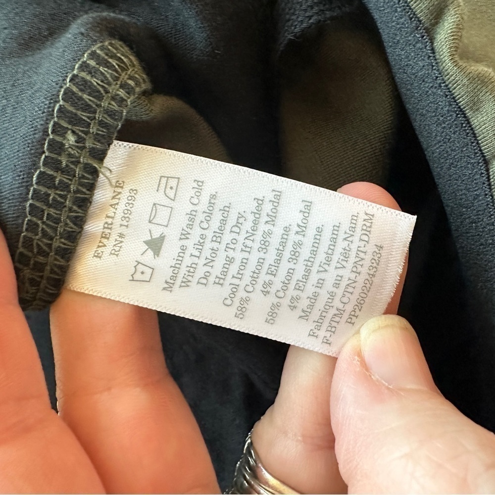 Everlane The Dream Pants Womens Size L Pull On Knit Pockets Office Minimalist - Picture 5 of 6